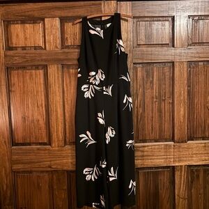 a new day Black Floral Sleeveless Jumpsuit